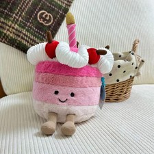 Cherry Cake With Tags. Brand New Plush toys Jelly New Christmas Gifts