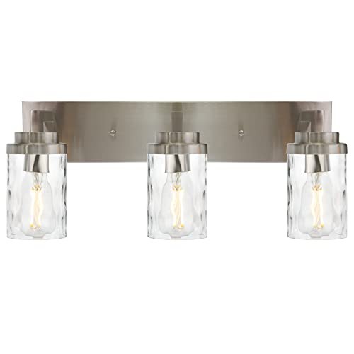  Vanity Light for Bathroom 3-Light Modern Bathroom 23.6 inch Brushed Nickel