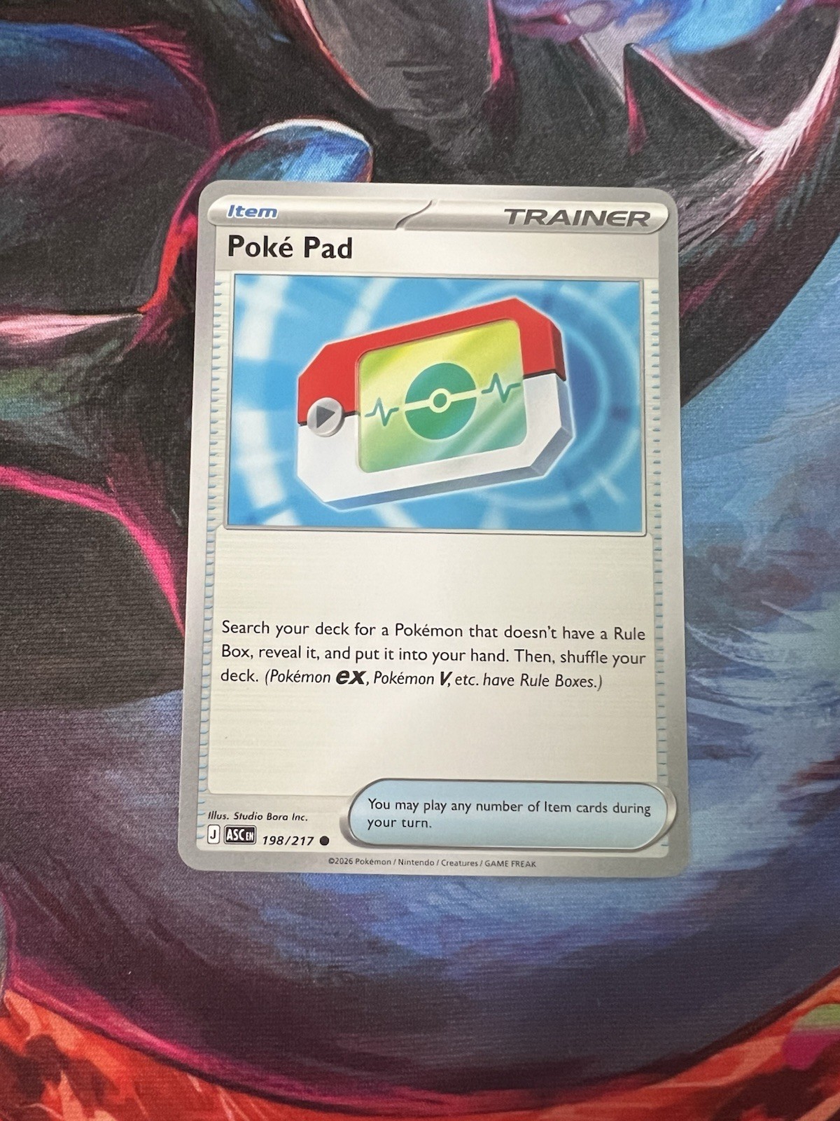 Pokemon Ascended Heroes Poké Pad ASC 198/217 Trainer-Item Regular English