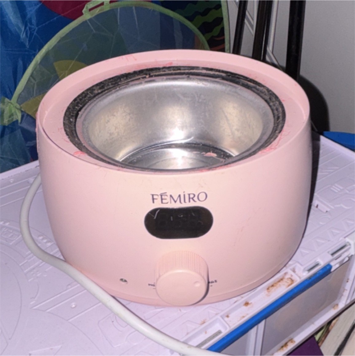 FEMIRO Pink Single Wax Pot Analogue Wax Heater for Hair Removal and Wax Melting