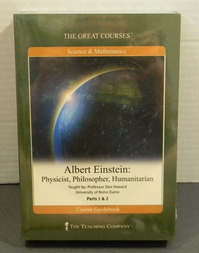 The Great Courses: Chaos- Science & Math 4 DVD & Guidebook Albert Einstein NEW