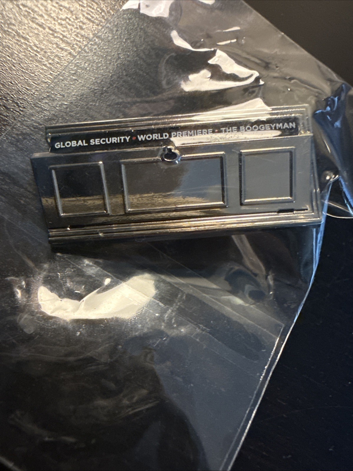 The Boogeyman Global Security World Premiere Pin LE Hulu Disney Rare