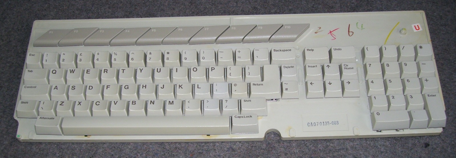 Atari 520 1040 ST STF STFM STE Falcon 030 Computer Internal Keyboard UK English