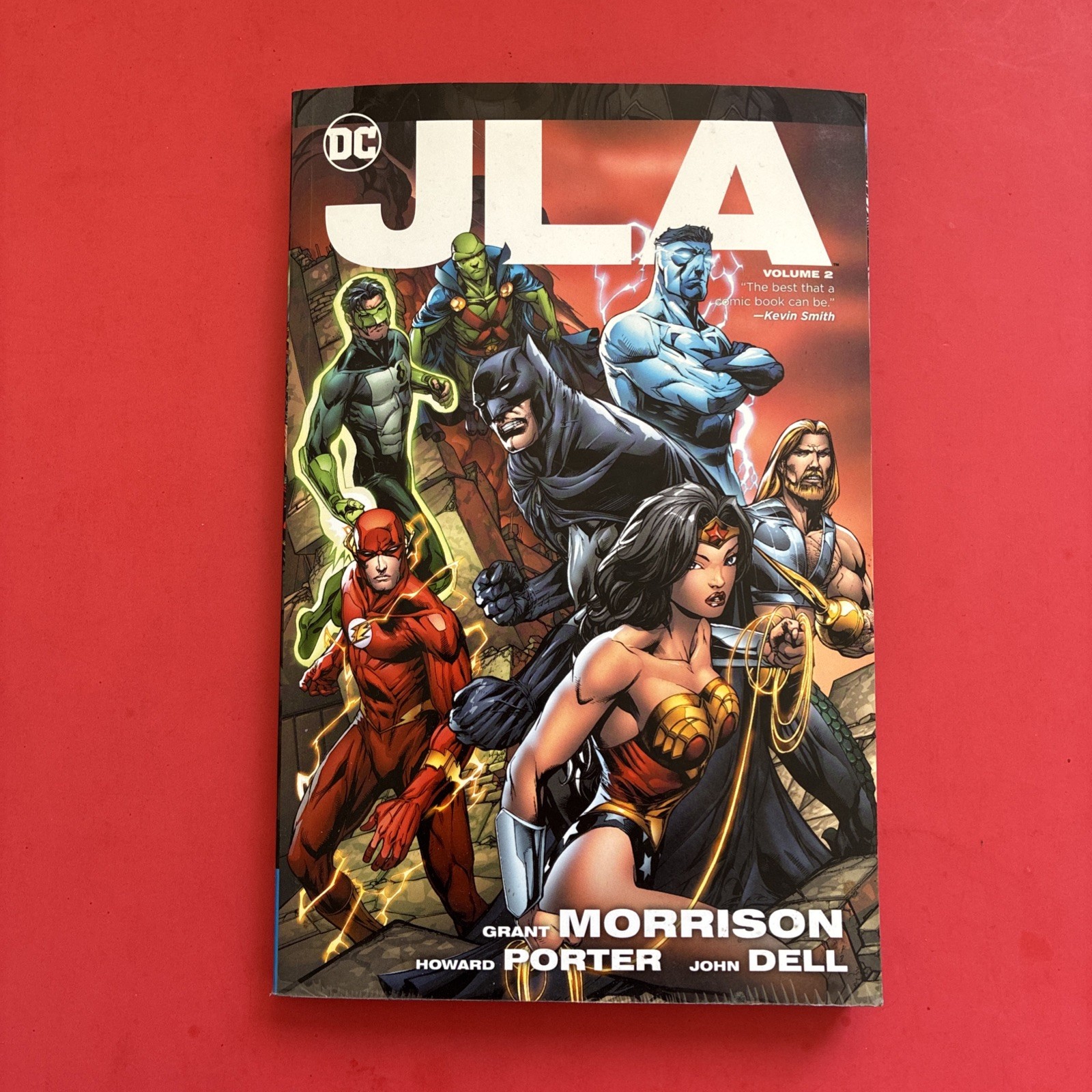 JLA Vol 2 Graphic Novel Grant Morrison Trade Paperback Howard Porter John Dell