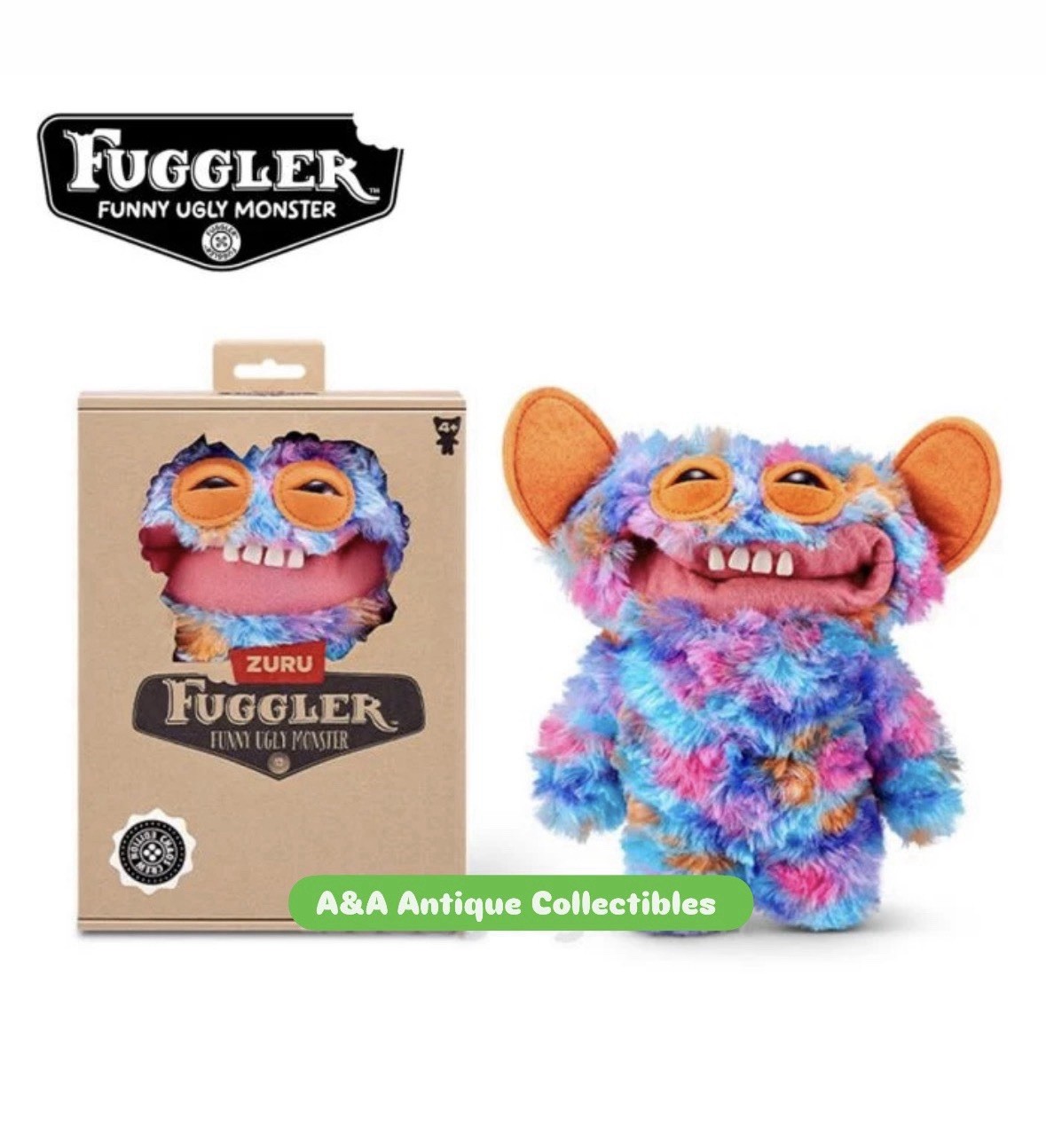 Fuggler Chaos Crew Edition Grin Grin Rainbow Multicolor Monster by Zuru #15717E