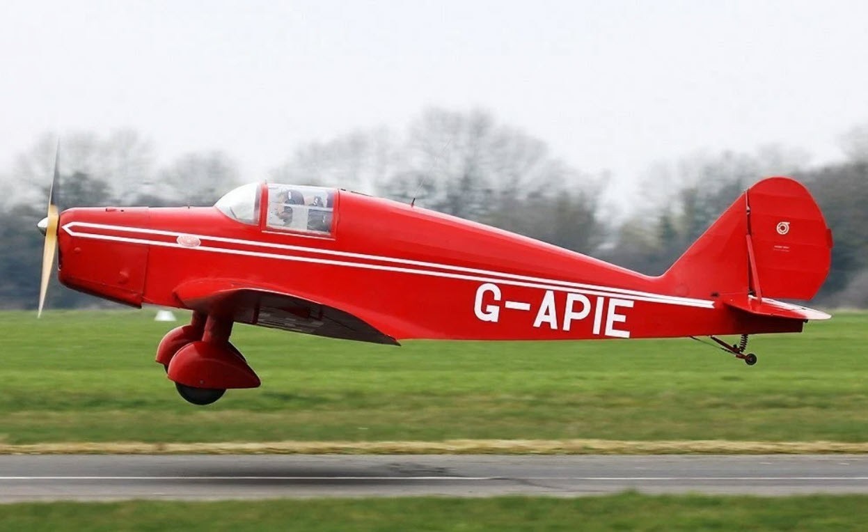 Avions Fairey Belfair Tipsy Civil Utility Desktop Wood Airplane Model Small 1/32