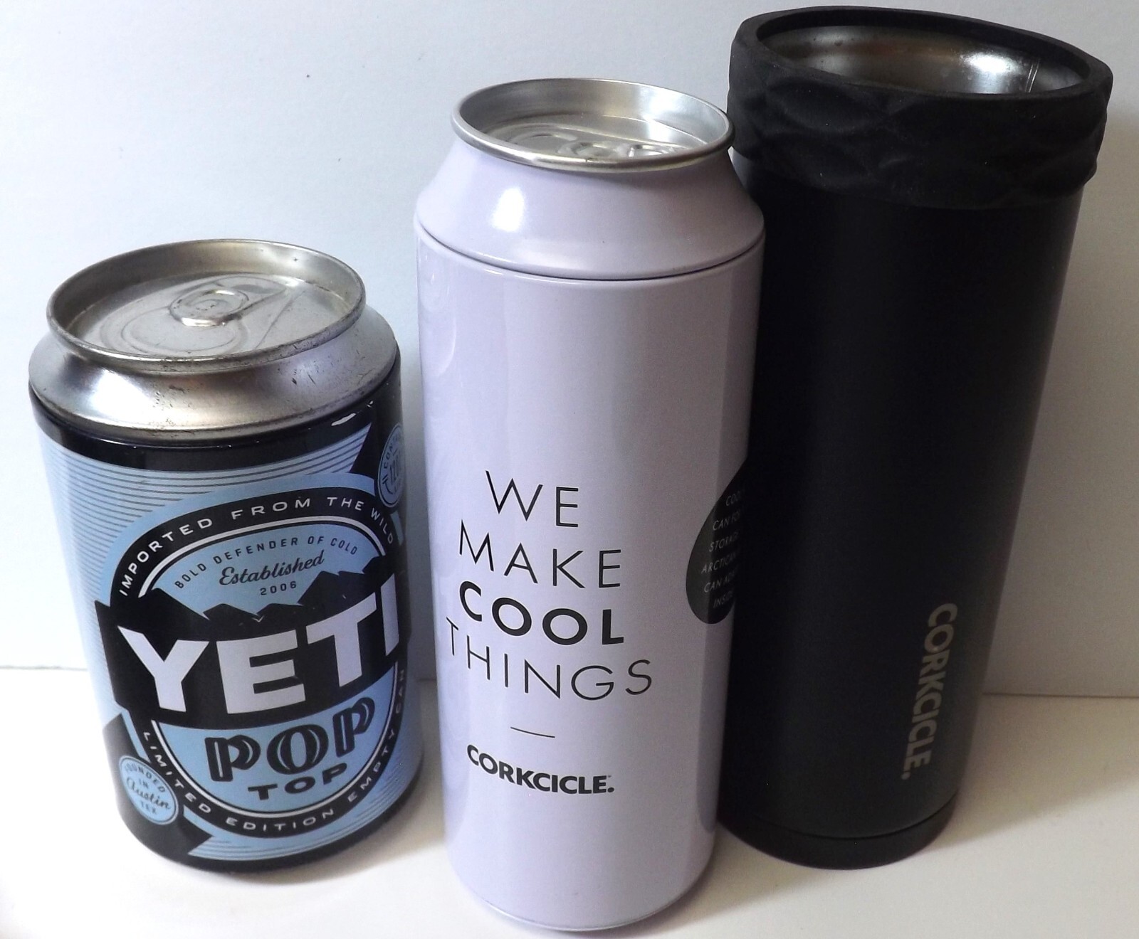 2 Home CASH Stash CANS YETI POP Top CAN & CORKCICLE Can Hide Jewelry Cigarettes
