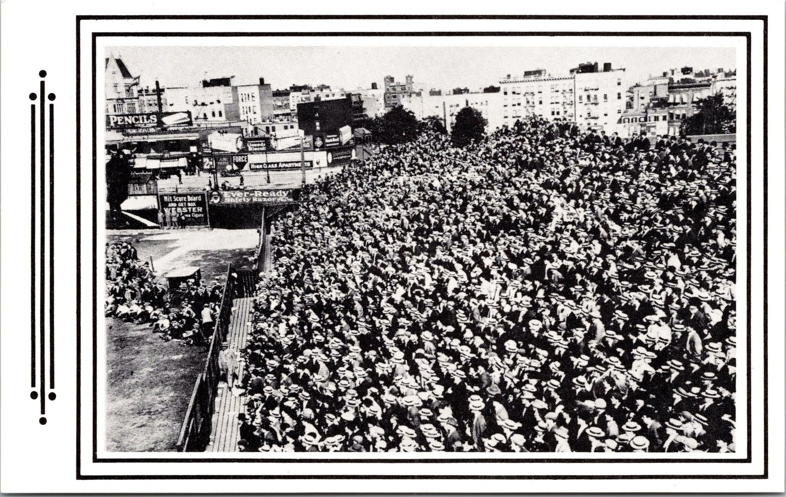Hilltop Park New York Highlanders Baseball Stadium Postcard