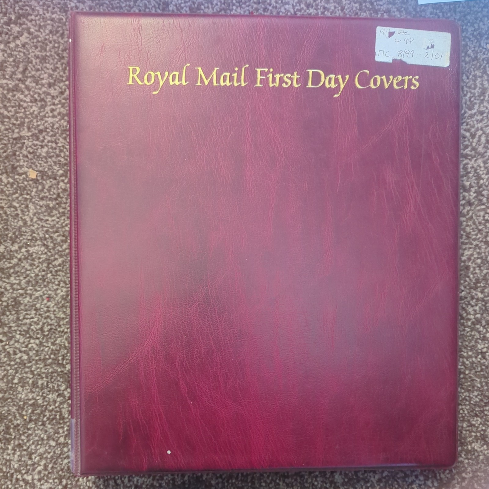 ROYAL MAIL FDC ALBUM WITH 20 INSERTS HOLDS 80 FDCS