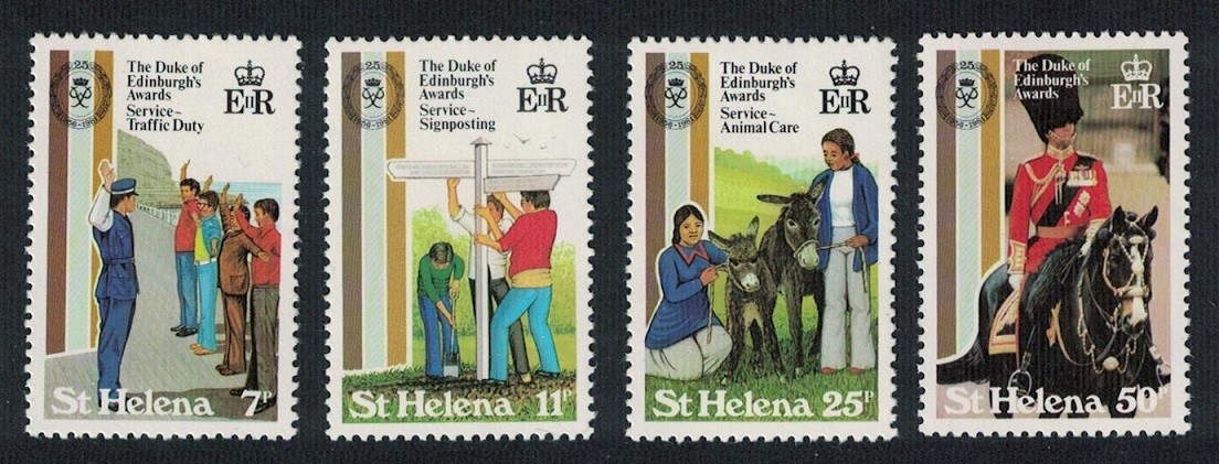 St. Helena Duke of Edinburgh Award Scheme 4v 1981 MNH SG#385-388