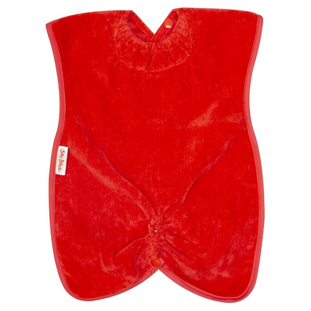 Silly Billyz Towel Highchair Hugger Bib (Red)