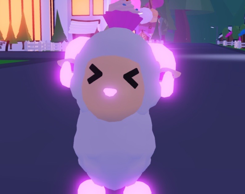 Neon Flyable Rideable Ram Adopt Me Pet Virtual Roblox Pet Game Fast Delivery