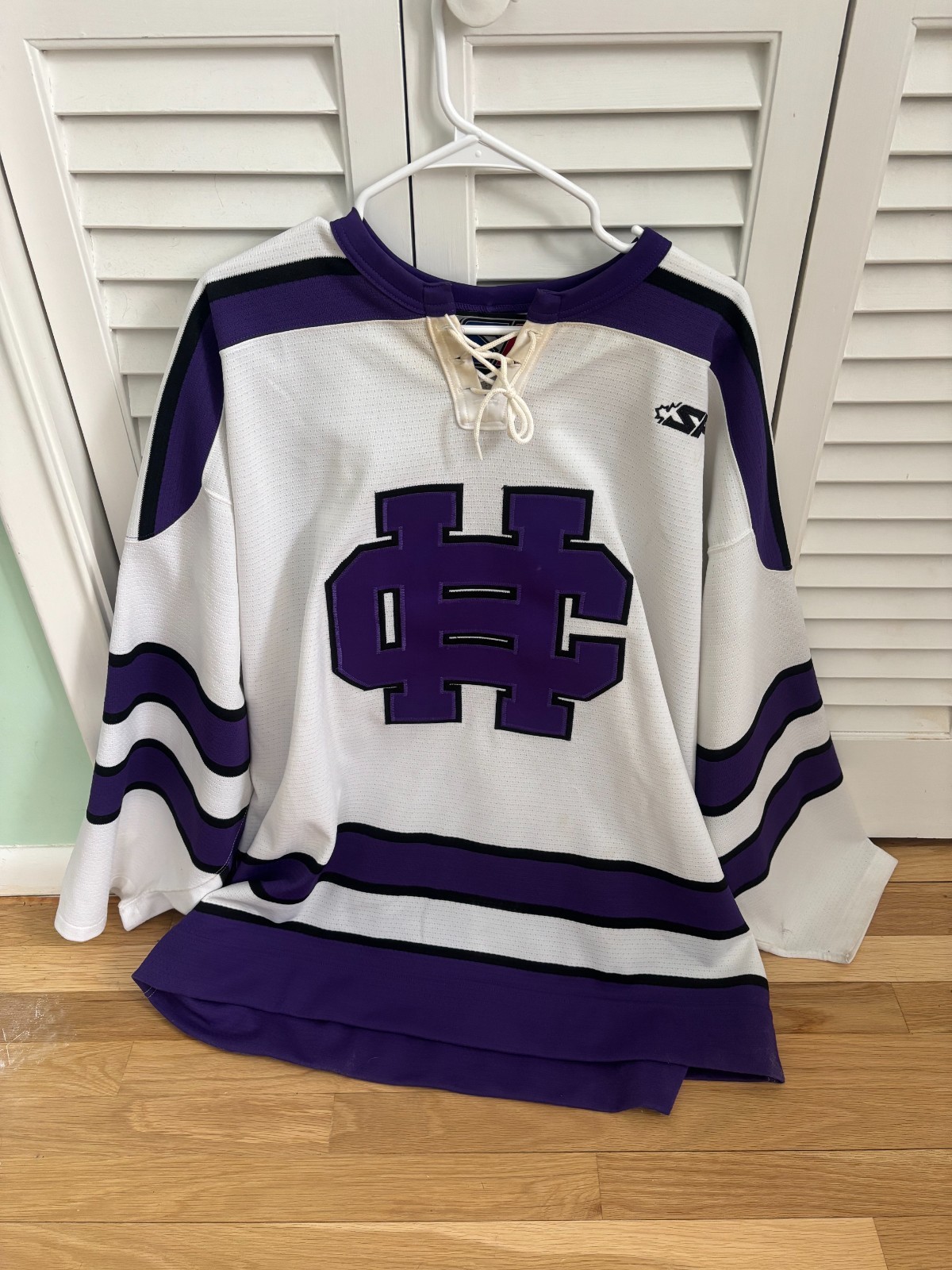 Game Used Holy Cross Crusaders Jersey #4 size 56 (2XL)