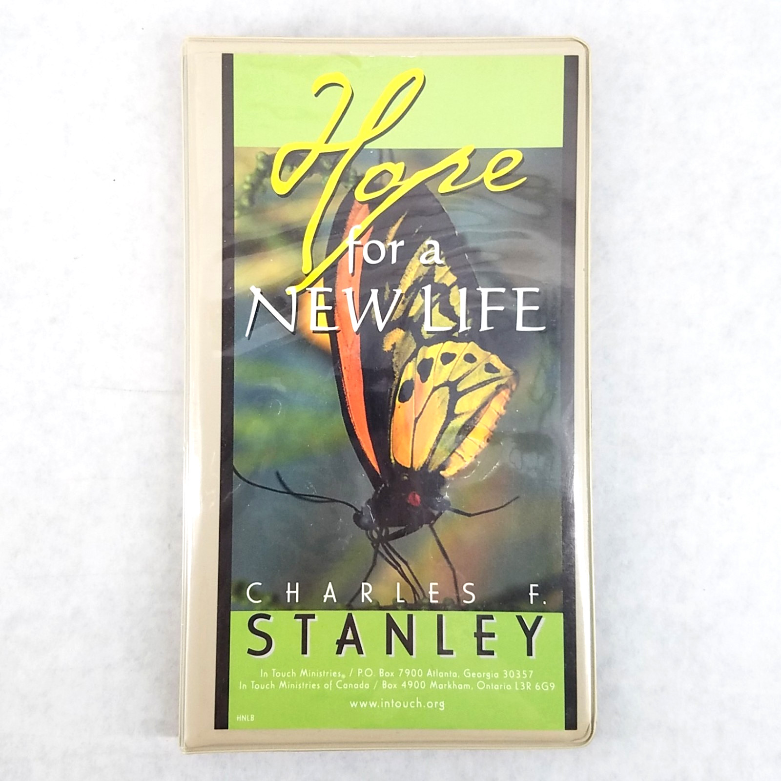 Hope for a New Life - Audiobook on Cassette by Charles Stanley - RARE!