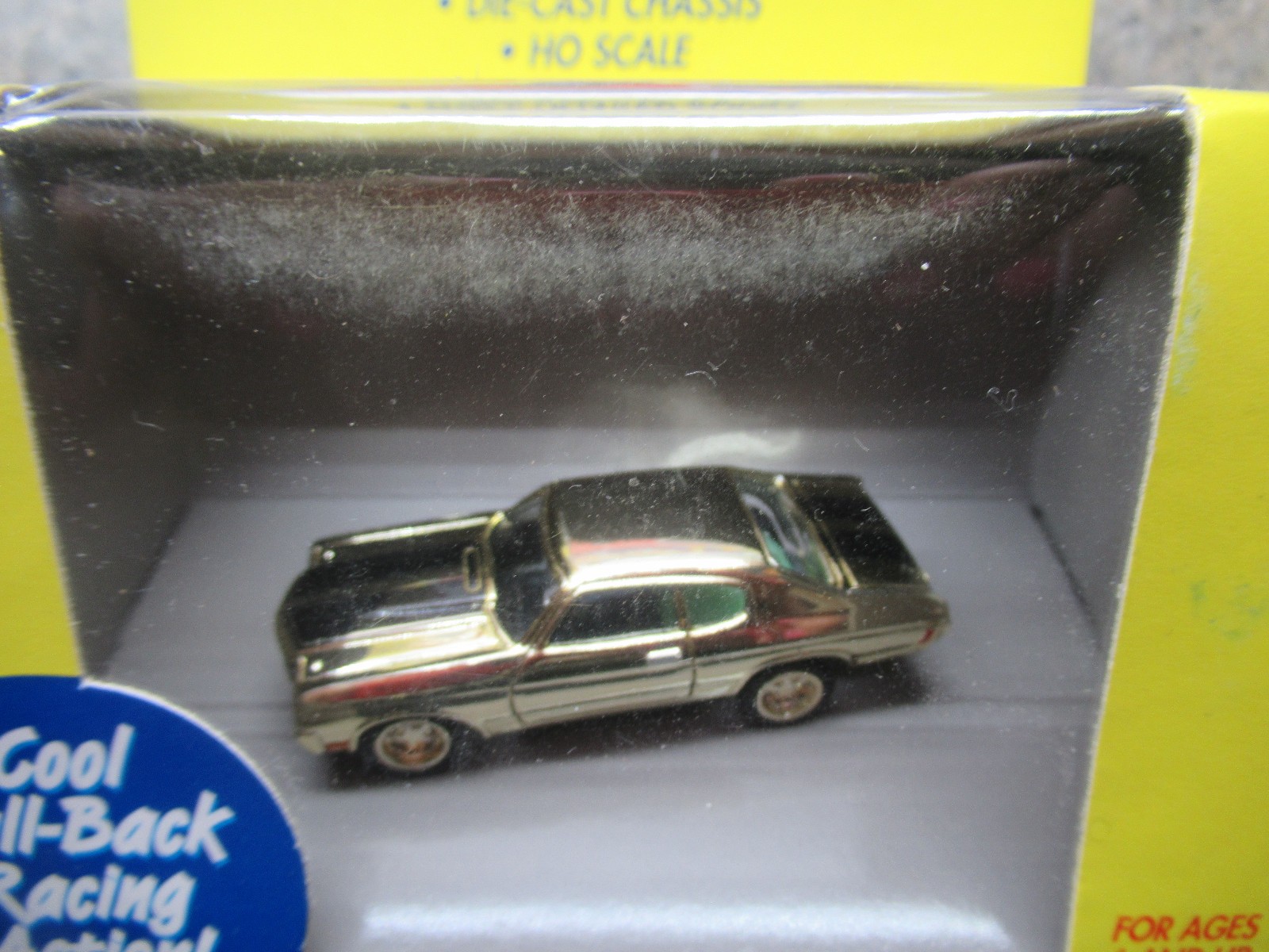 "NEW" OS JL GOLD CHROME CHEVELLE PULLBACK T JET CAR HO