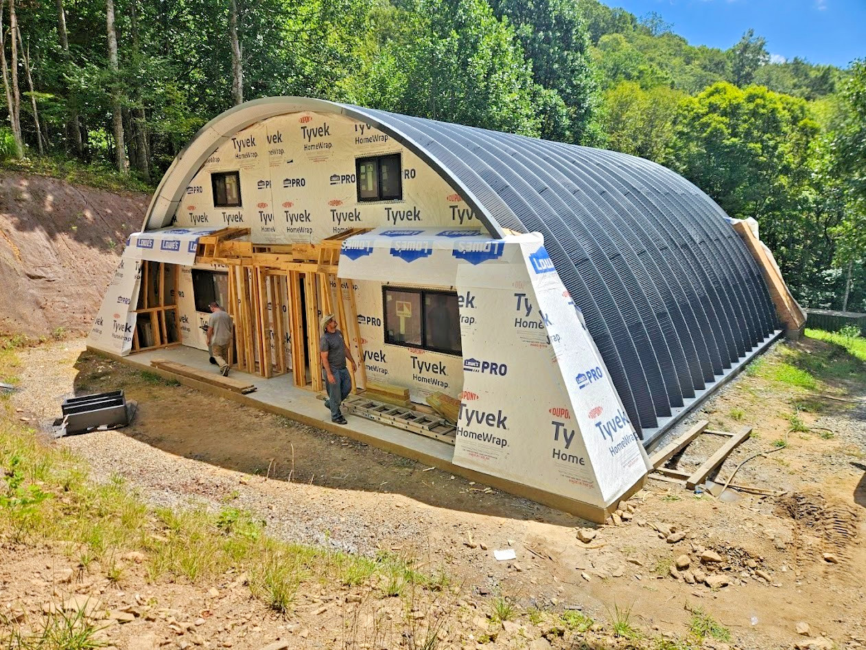 50x24x17 Steel Quonset Building Kit | DuroSPAN | DIY | Open Ended