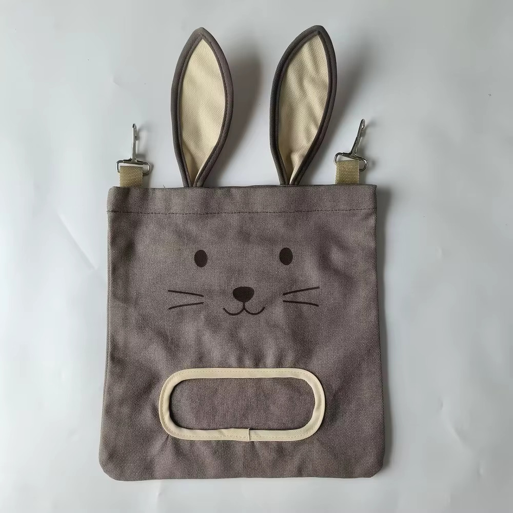 New Rabbit Hanging Hay Bag Shaped Feeding Feed Package Convenient Multiple Color