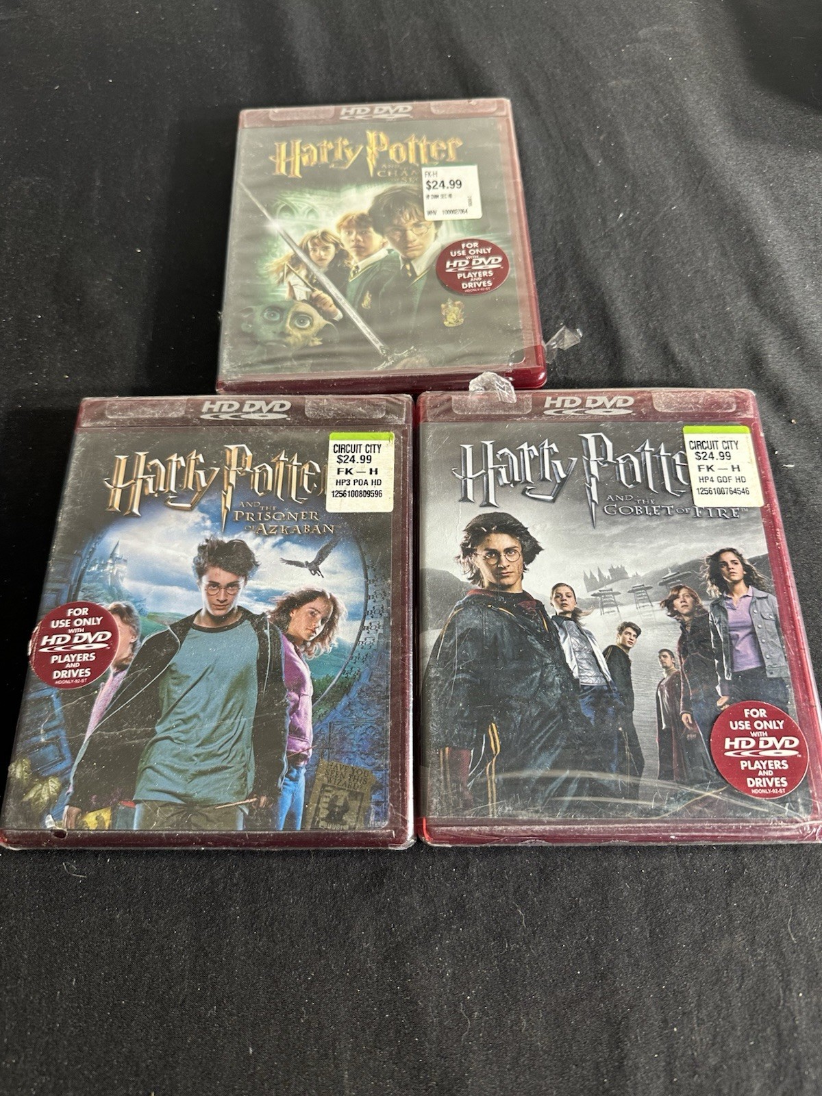 Harry Potter HD DVD Lot: Prisoner of Azkaban, Goblet of Fire, Bonus Features