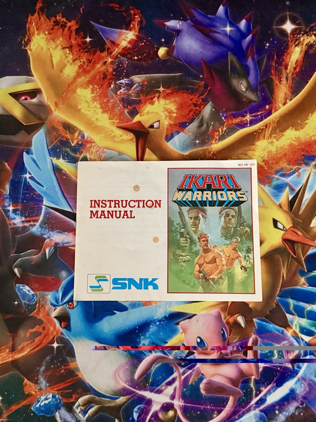 Ikari Warriors NES Manual Only - Fast Free Shipping!