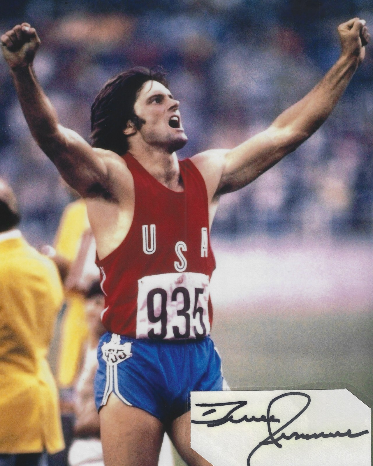 Bruce Jenner Autographed Signed 8x10 Photo - Olympics Decathlon Gold - w/COA