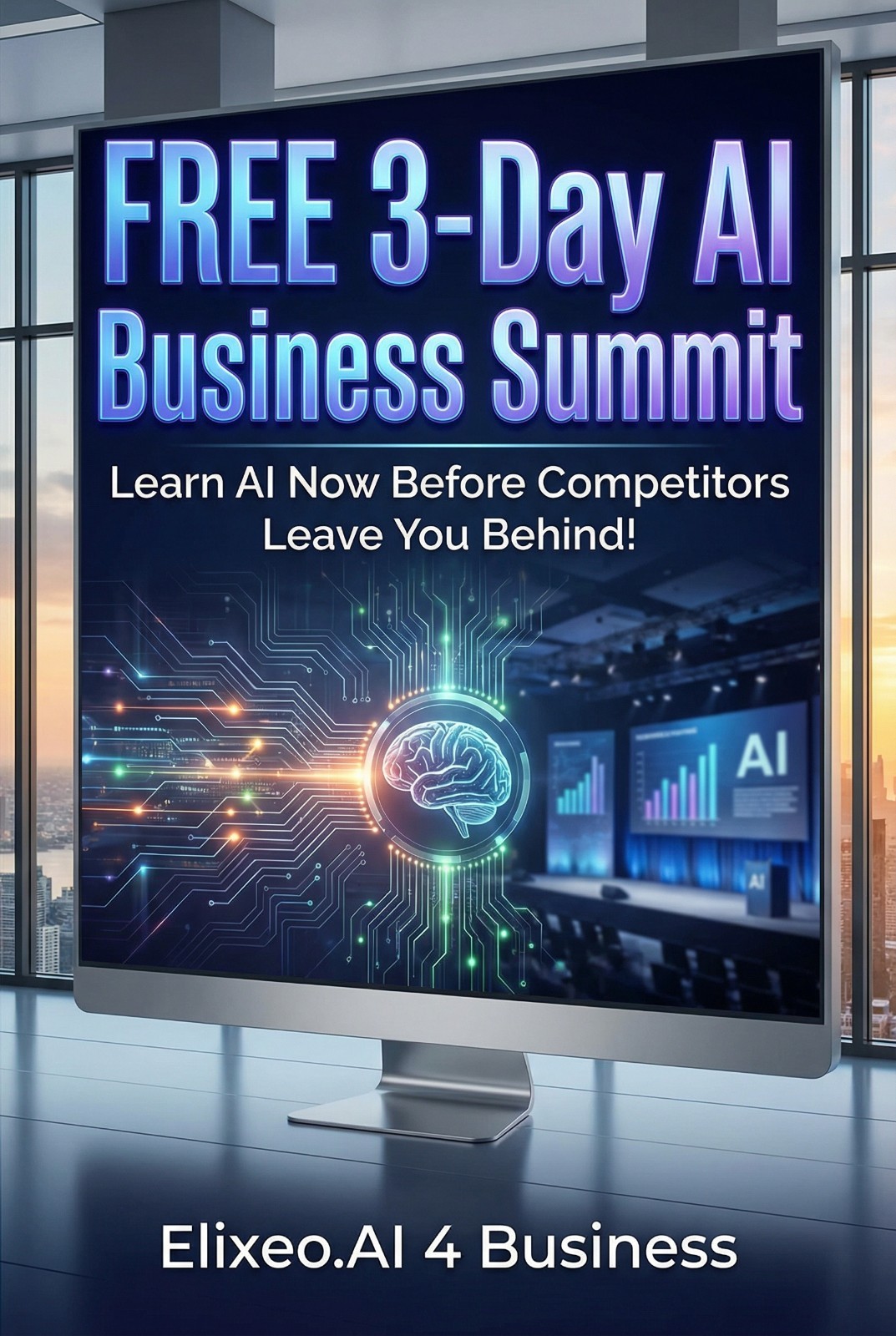 FREE 3-Day AI Business Summit — Learn AI Now Before Competitors Leave You Behind