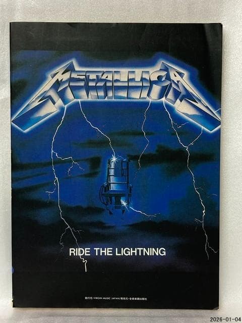 MetallicRide Lightning BScore Guitar Tab Sheet Music Used RRF