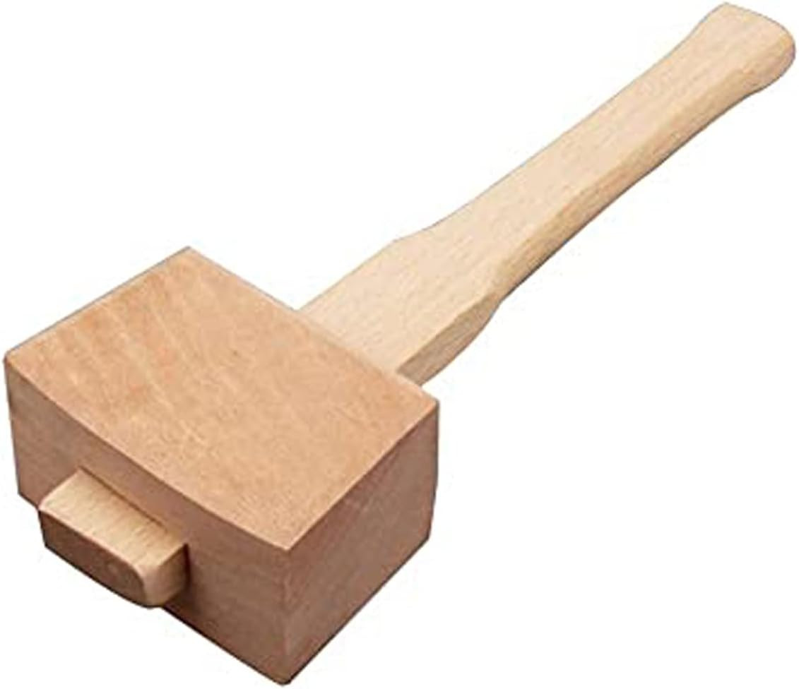 Wooden Mallet Hammer with Wooden Handle - Carpenters DIY Carpentry Making Tool