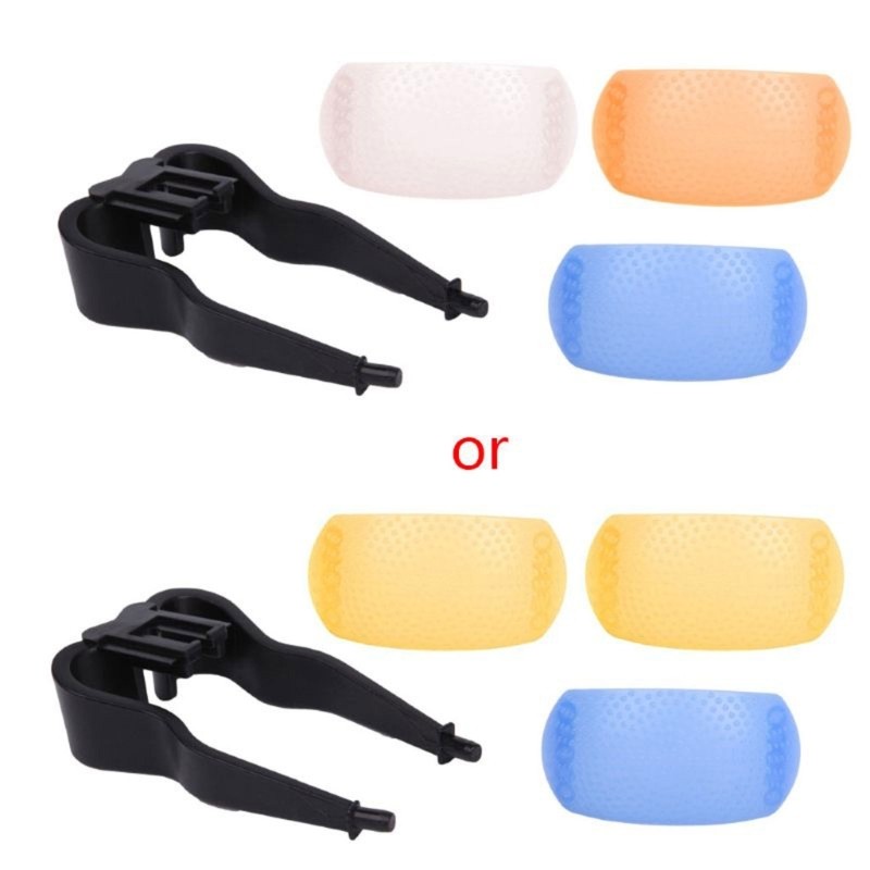 3 Color 3 in 1 Pop-Up Flash Diffuser Cover Kit Softbox for Pentax