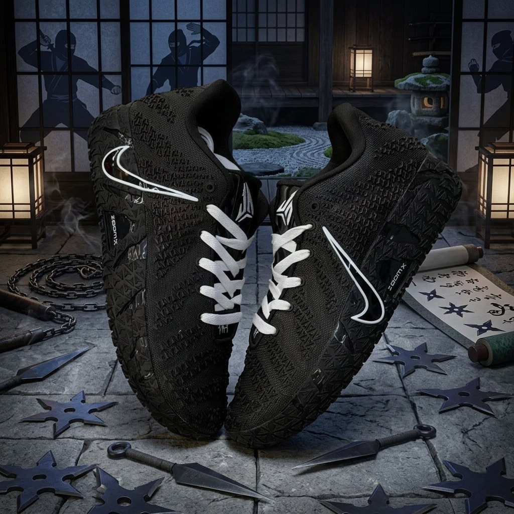 Size US 7 - 12 Men's Ja 3 Morant “BLACK NINJA”