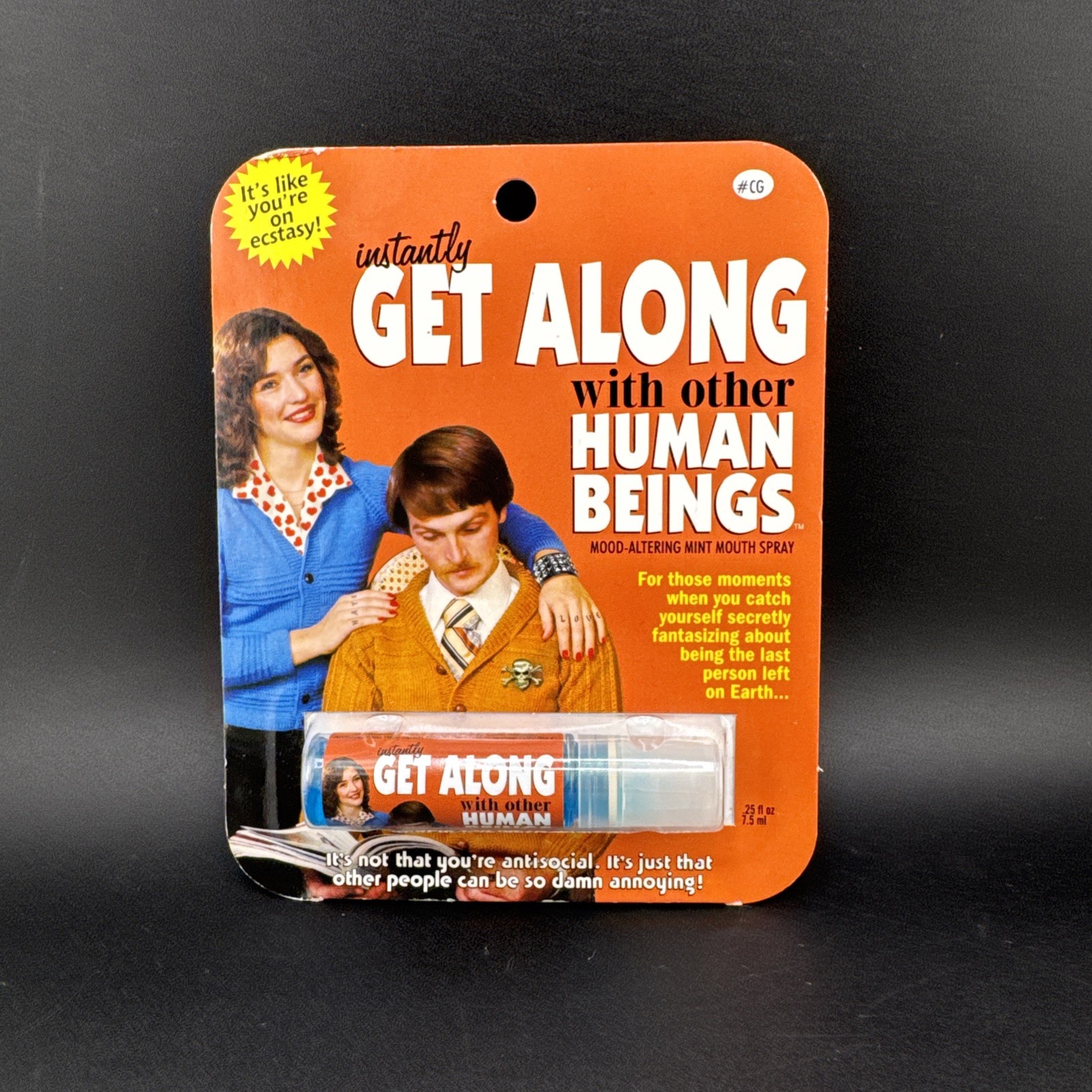 Get Along with Other Human Beings, Mood Altering Mint Mouth Spray Novelty