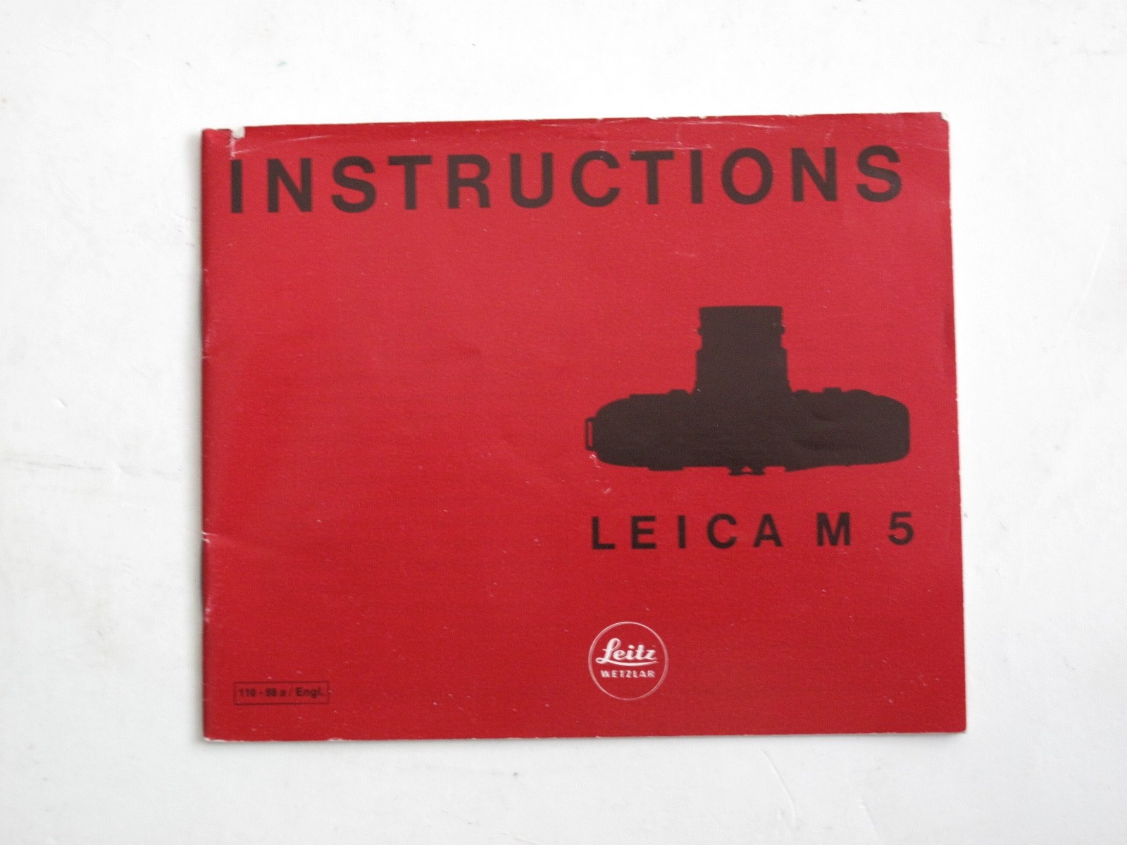 Leica M5 instruction manual,  US SELLER "LQQK"