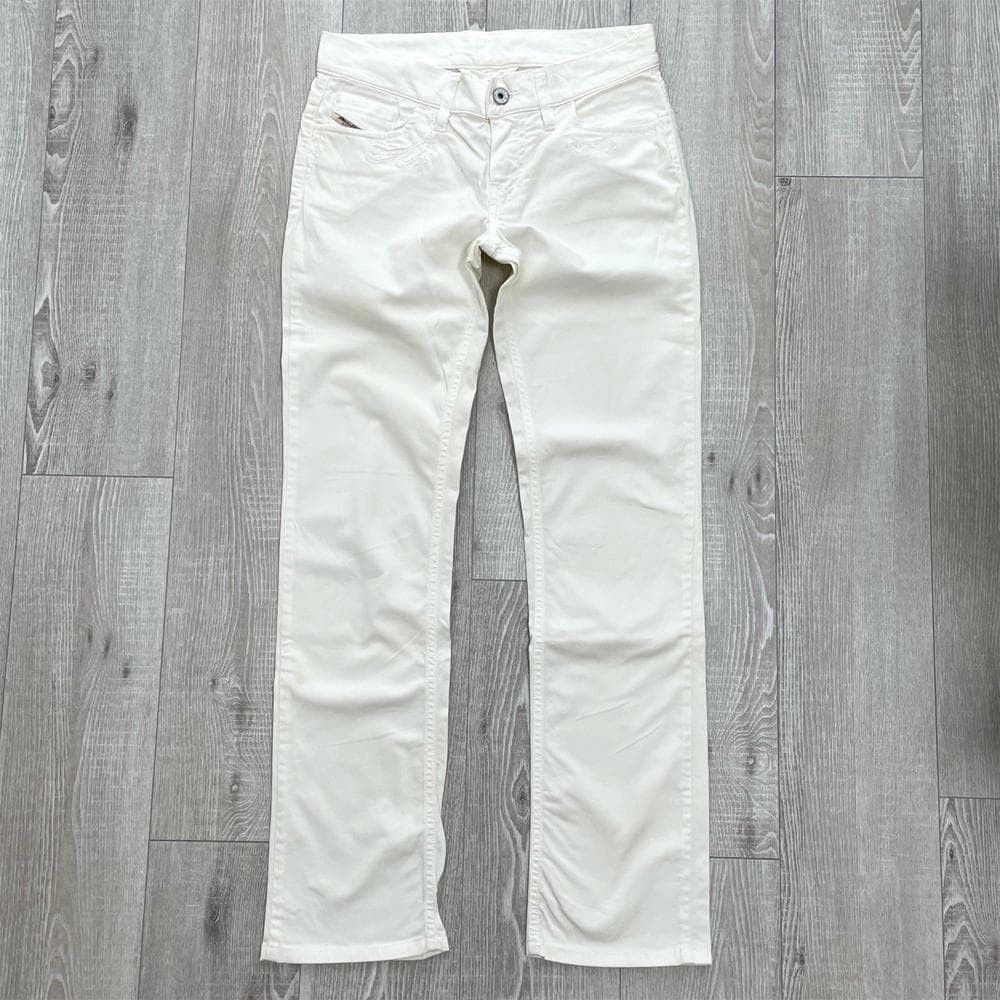 [DIESEL] Diesel Cotton Pants SIZE26 White