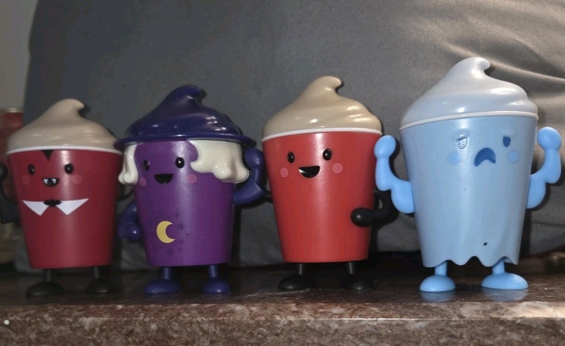 Wendy’s Frosty Frights Kid's Meal Toys  Halloween 2024 Lot Of 4