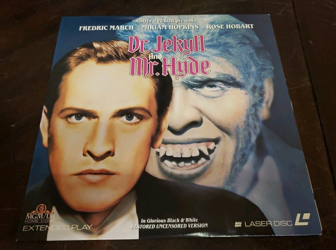 Dr. Jekyll and Mr. Hyde Laserdisc 1932 Creature Feature Classic March W25