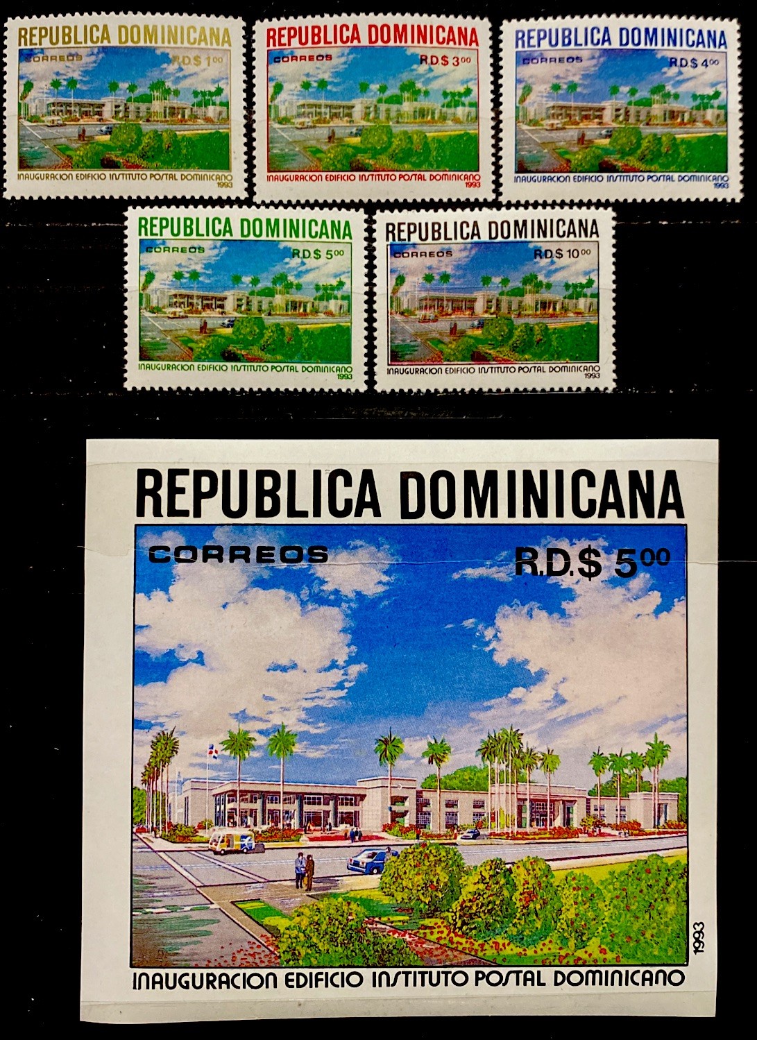Dominican Republic 1993. SC# 1147-1151,1152. MNH