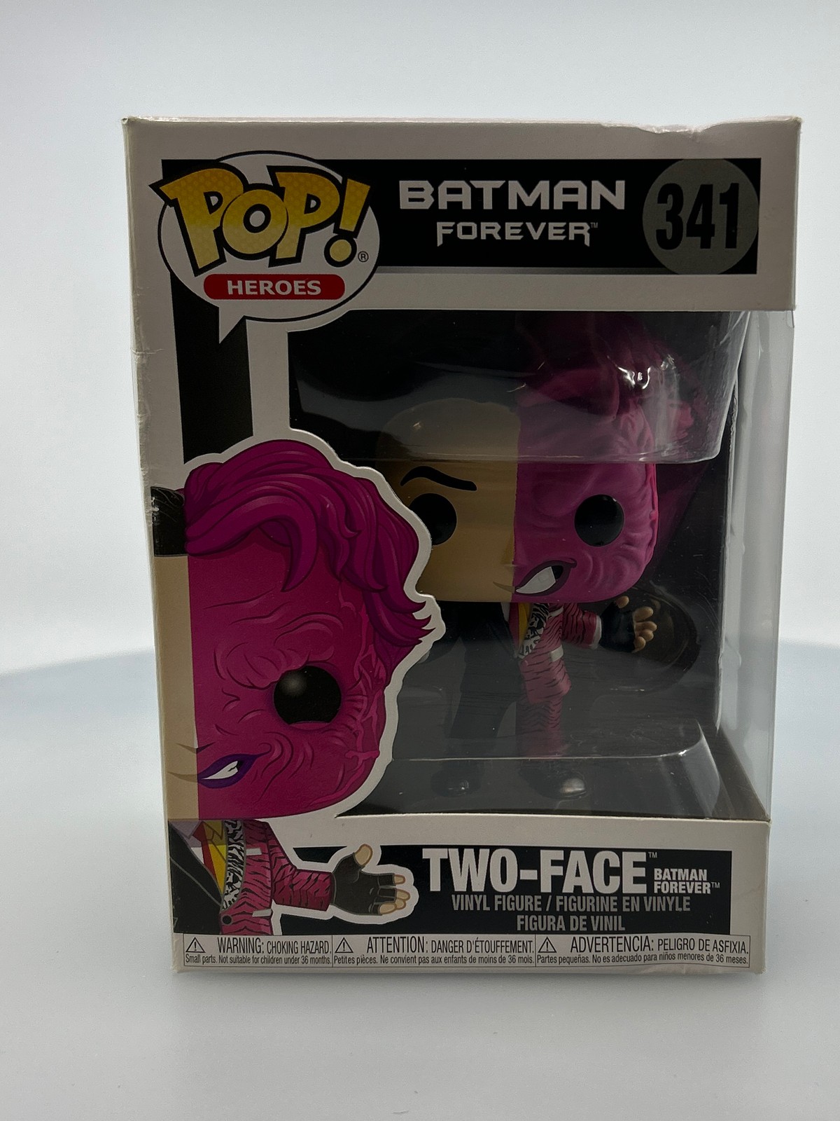 Funko POP! Heroes DC Comics Two-Face Batman Forever #341 DAMAGED BOX