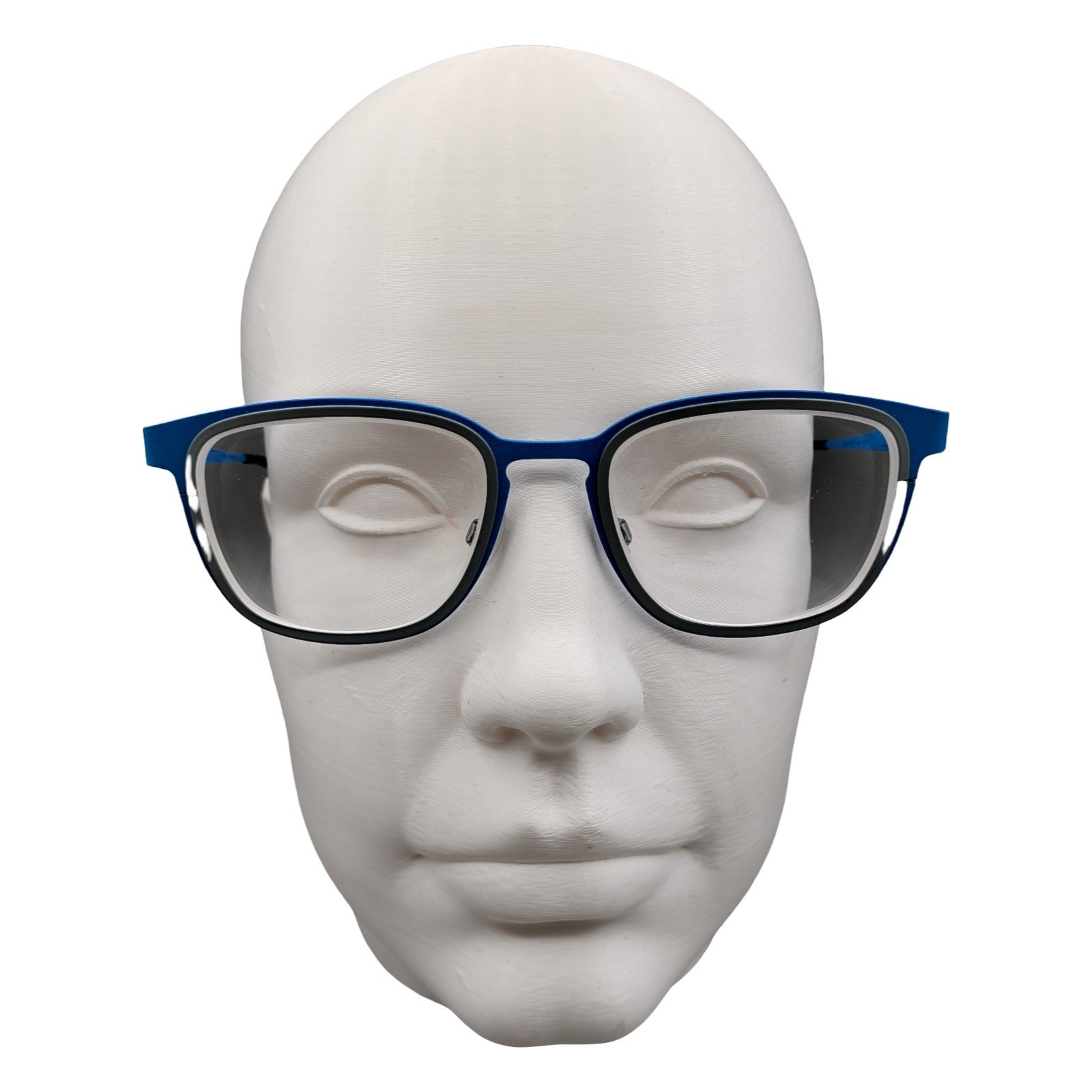 Bevel Sergey 6530 LBLG Blue Titanium Eyeglasses Frames 52-20-145 Japan Mens