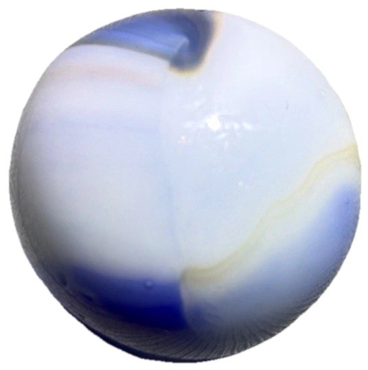 Vintage Marble King Hybrid Rainbow Marble 5/8”