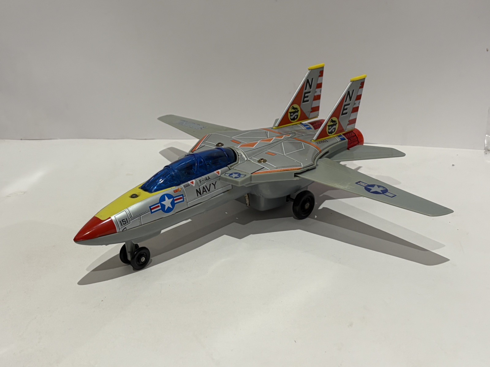 Vintage Made In Taiwan - Son AI Toys - Tomcat Jet Fighter F-14A - Battery