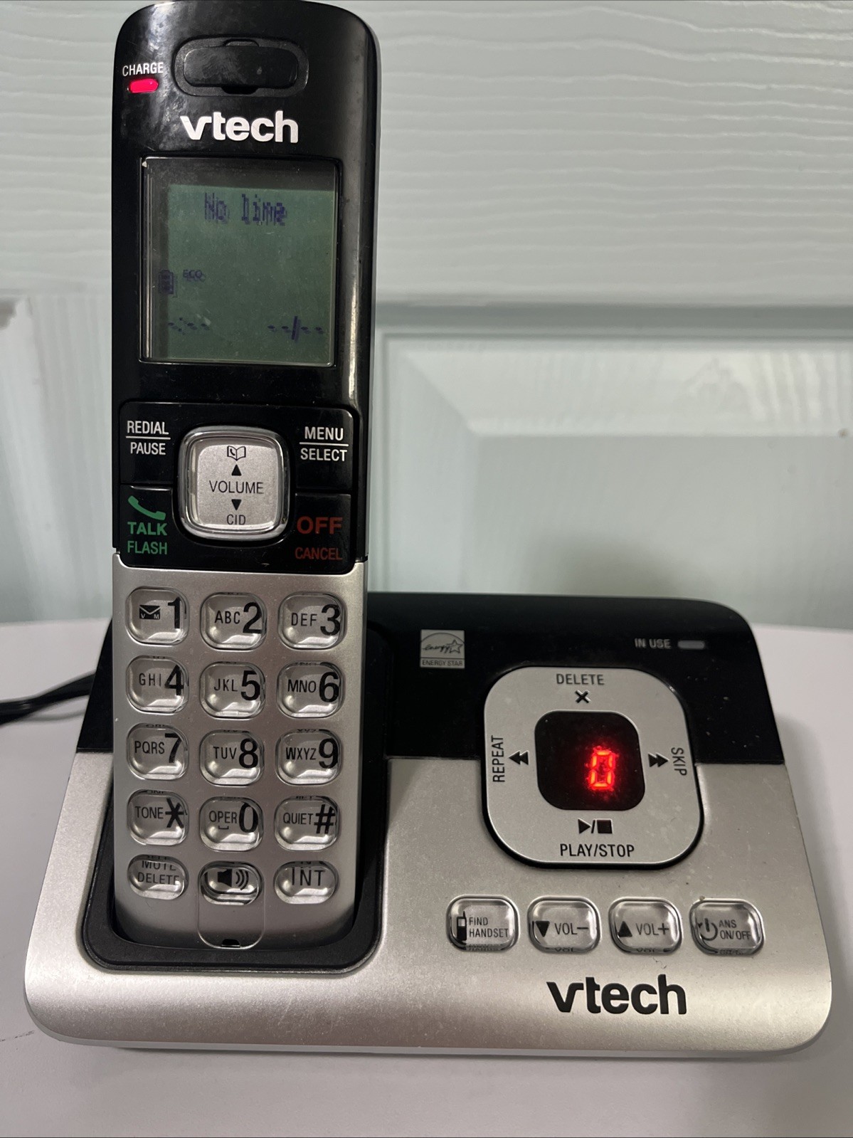 Vtech Phone And Charger Base Model CS6829 Energy Star Tested