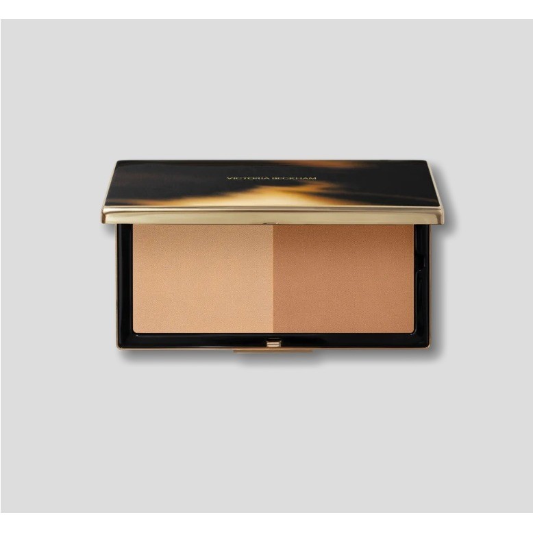 Victoria Beckham Matte Bronzing Brick 01 Sand/ Sol Duo Sun-Kissed Powder NIB