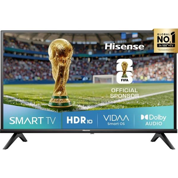 Hisense 20016098 32A4Q 80cm 32 Inch LED TV ERP F (A - G) Black