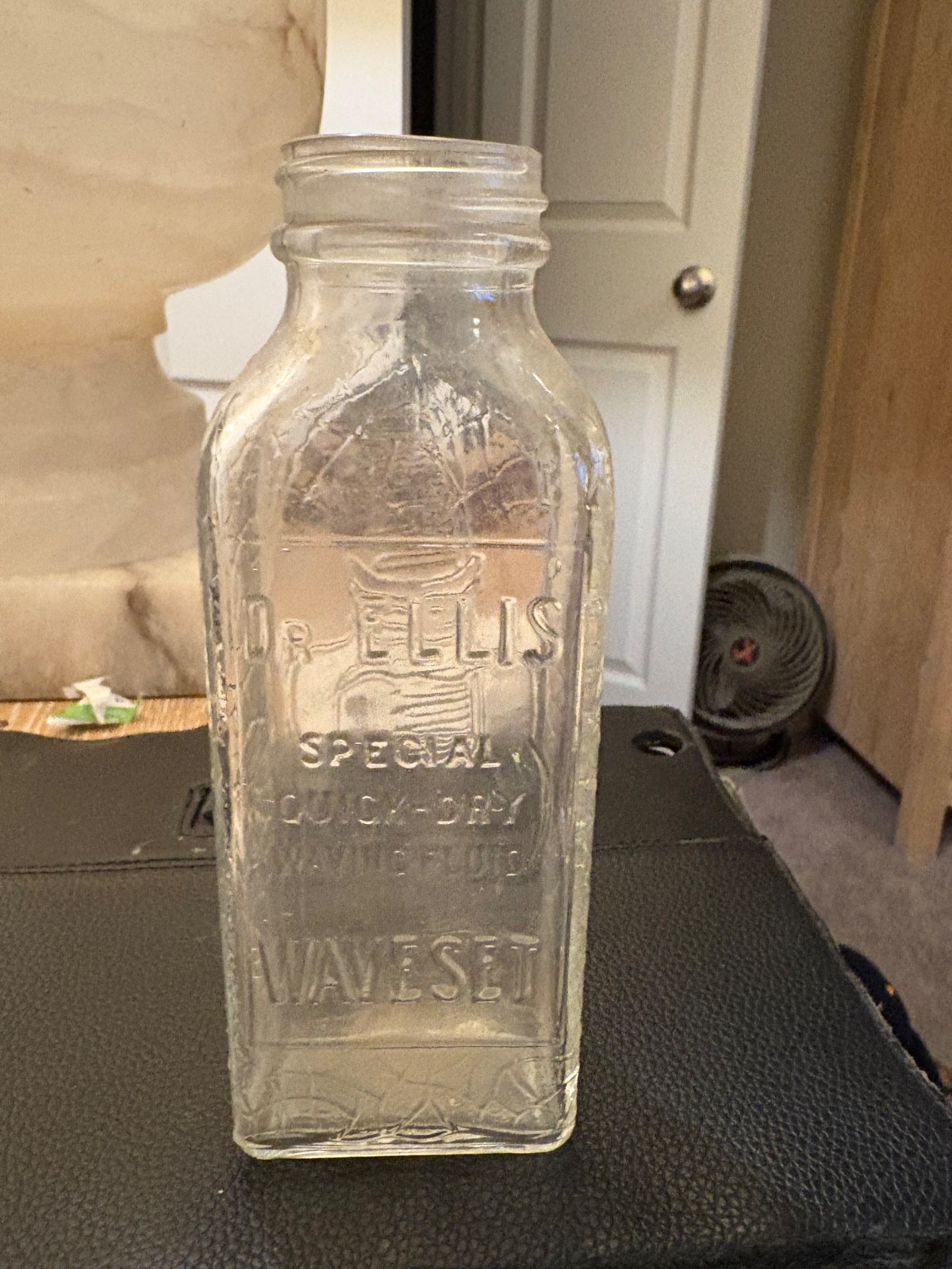 Vintage Dr. Ellis' Special Quick Dry Waving Fluid Waveset Bottle