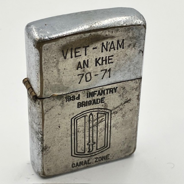Zippo Vietnam 1969 193rd Infantry Division Vintage Used Collectible