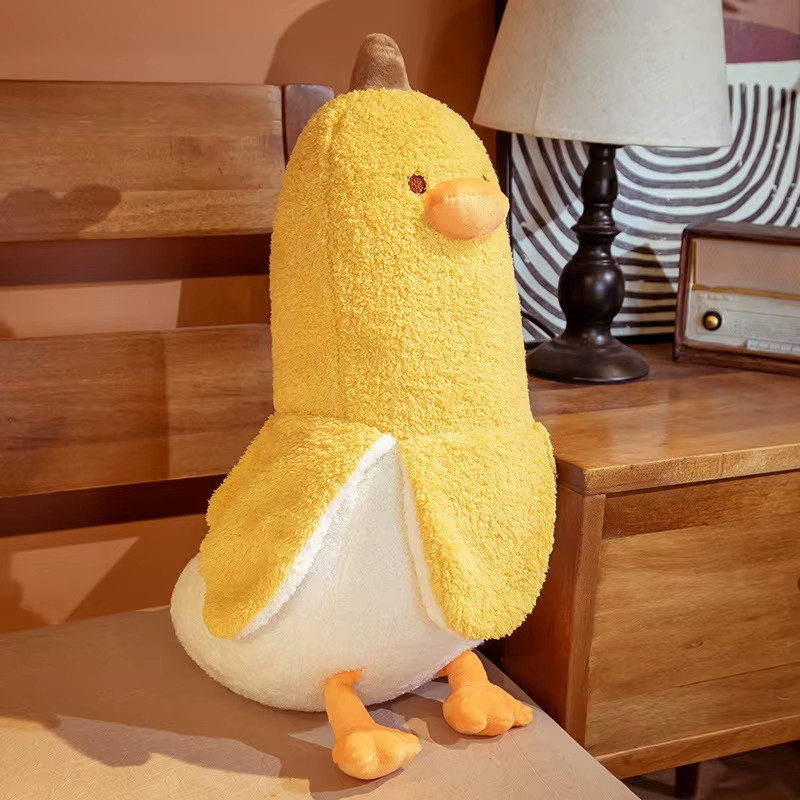 Banana Duck Plush Toy 50cm Cute Soft Stuffed Pillow Cartoon Gift Kids