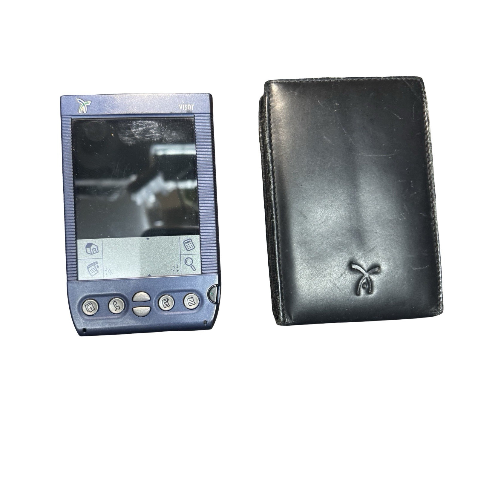 Handspring Visor Prism Blue PDA Organizer Palm Pilot w/Stylus - No Charger Works