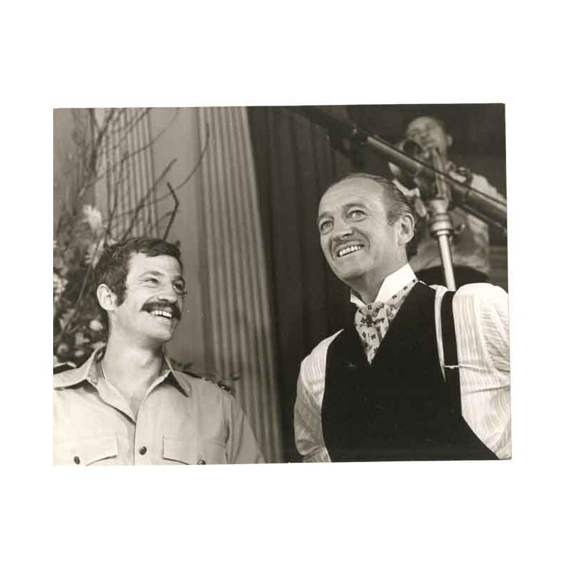 Original Press Photos Of David Niven And J.P. BELMONDO ( BNW )