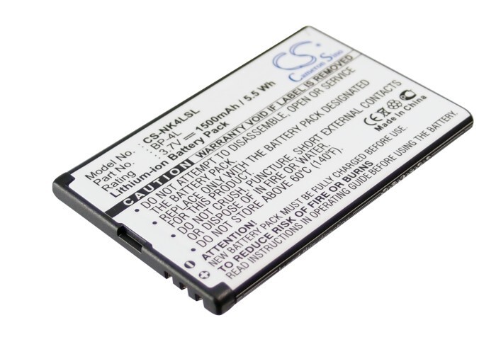 BATTERIE 1500mAh Type BP-4L BP-4LV N4L11J For Nokia 6760 Slide Clipper E52 E55