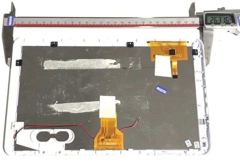 BIANCO: Schermo LCD Assemblato Polaroid MID1010PCE WJWS1006A