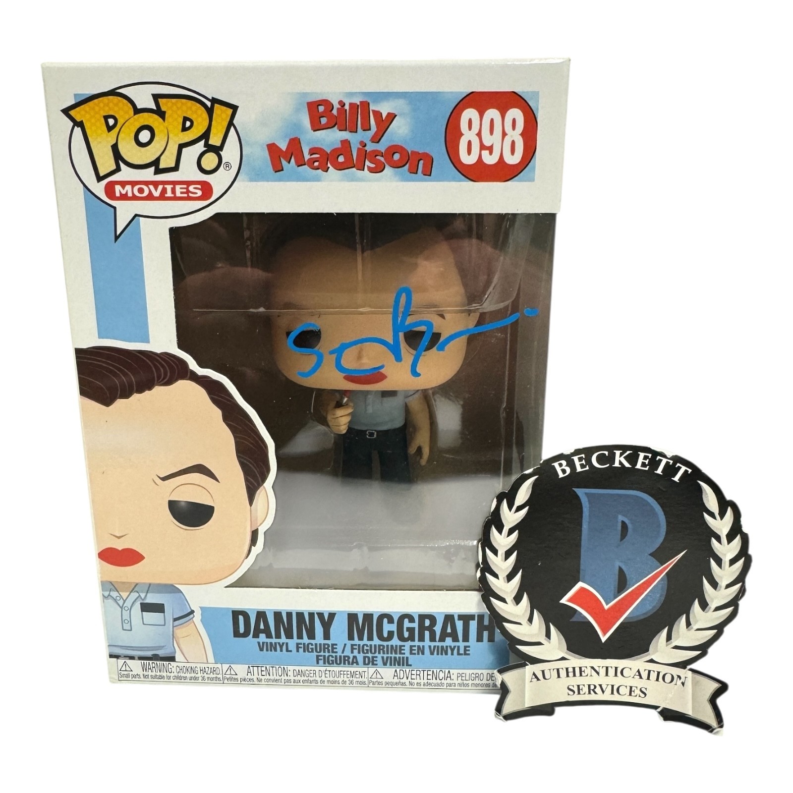 Steve Buscemi Signed Autograph Billy Madison Funko Pop 898 Beckett BAS Danny